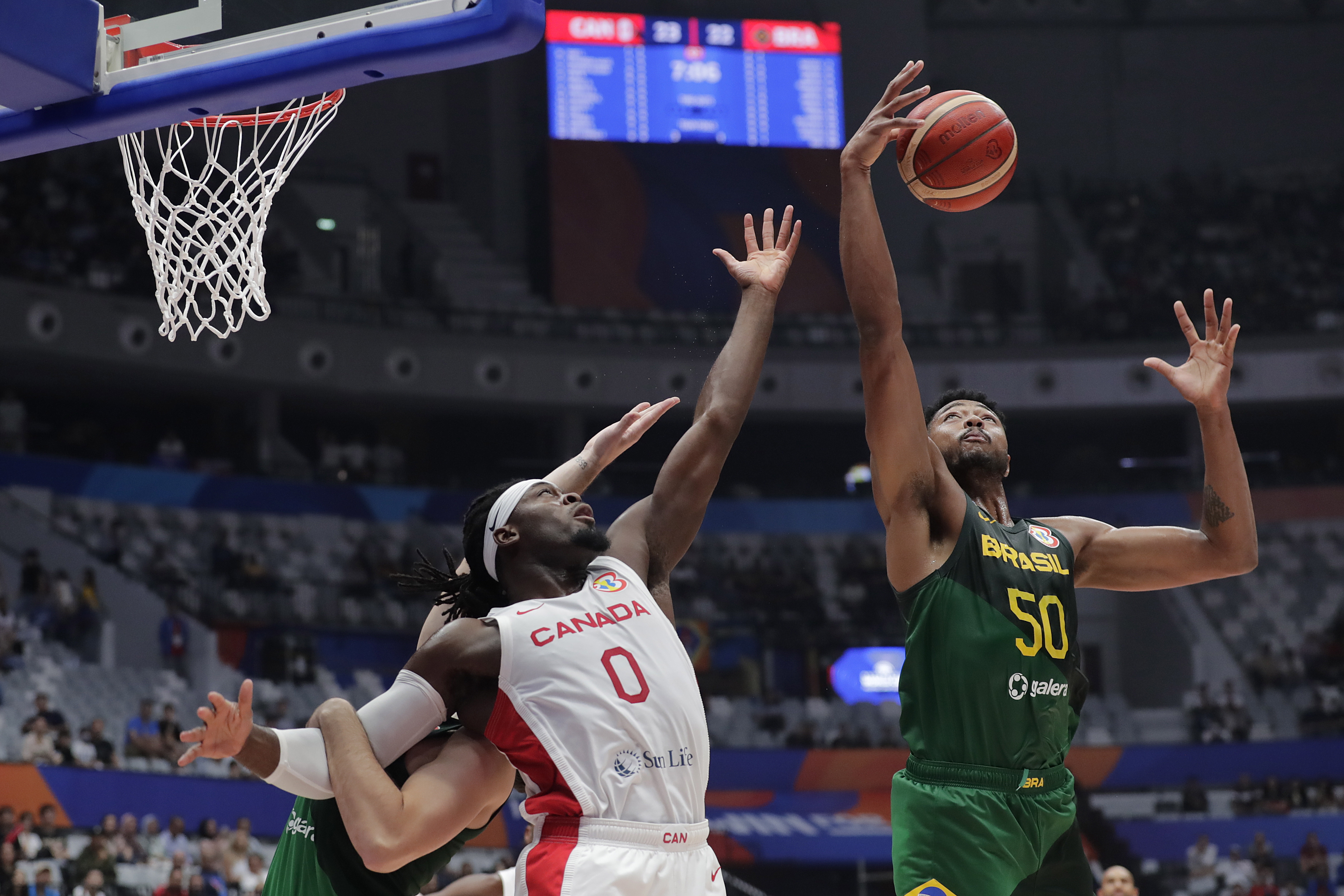 Mundial de Baloncesto: Brasil dio la sorpresa ante Canadá y piensa en los cuartos