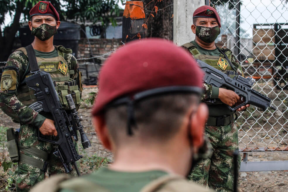 En Villa del Rosario, el Ejército ayuda a que se mantenga la cuarentena por el COVID-19