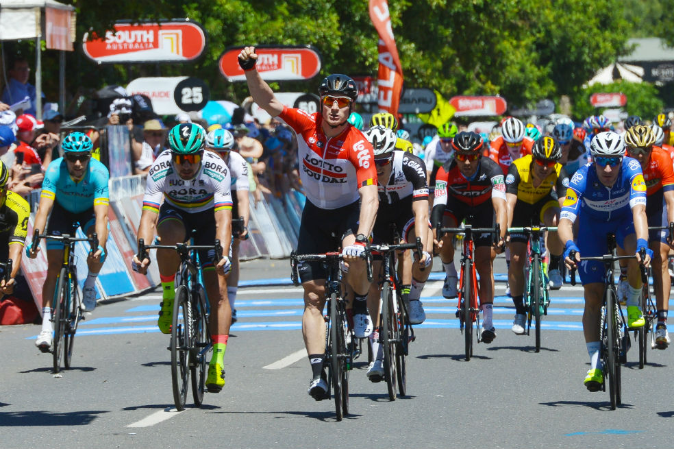 Andre Greipel ganó la primera etapa del Santos Tour Down Under