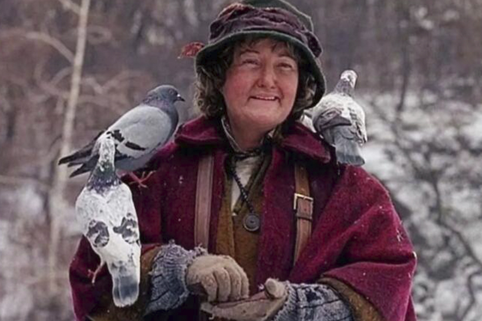 Mi pobre angelito: así se ve la actriz que interpretó a la “señora de las palomas”