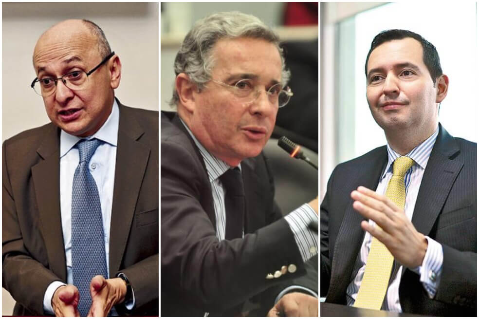 Denuncian a exfiscales Montealegre y Perdomo por acusaciones en contra de Uribe