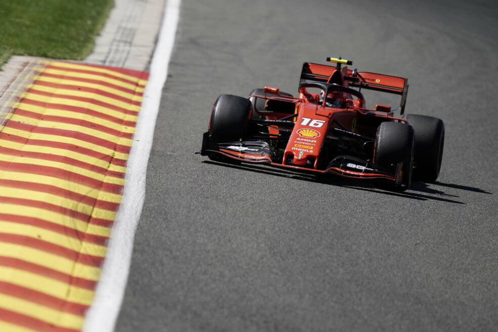 Los Ferrari dominaron los primeros ensayos libres del GP de Bélgica