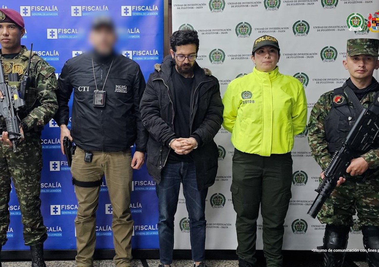 Capturan con fines de extradición a colombiano que habría violado a mujer española