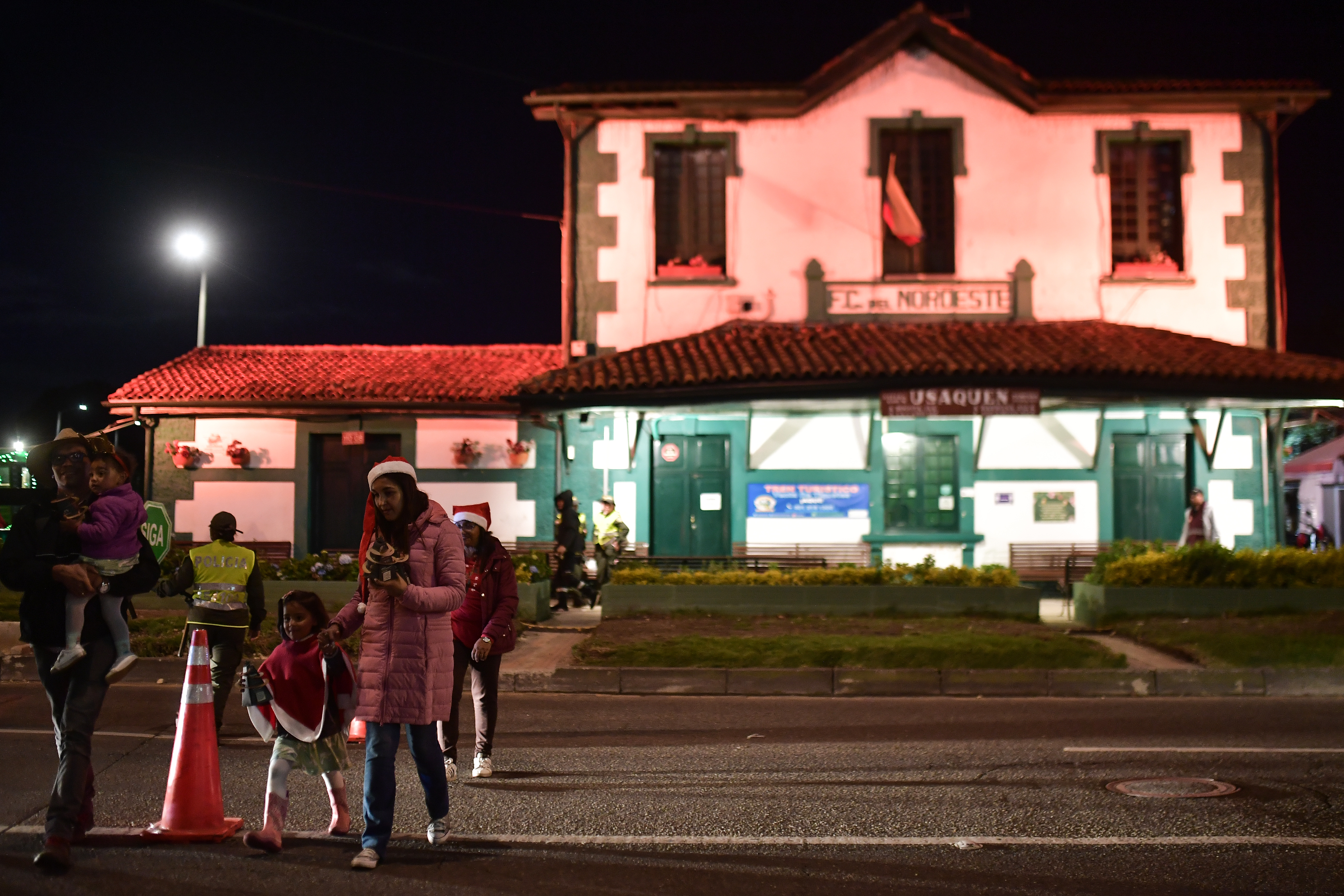 Tren de la Sabana en época decembrina