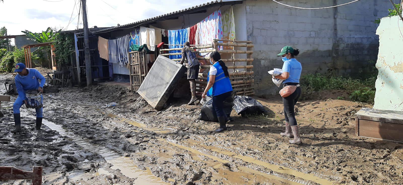 Las inundaciones en Apartadó dejaron pérdidas materiales.