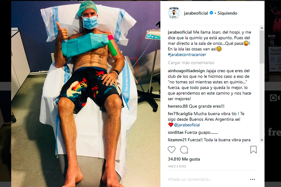 ‘La quimio está a punto, del mar directo a la sala’: Pau Donés