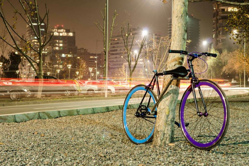 Prototipo de la bicicleta antirrobo.