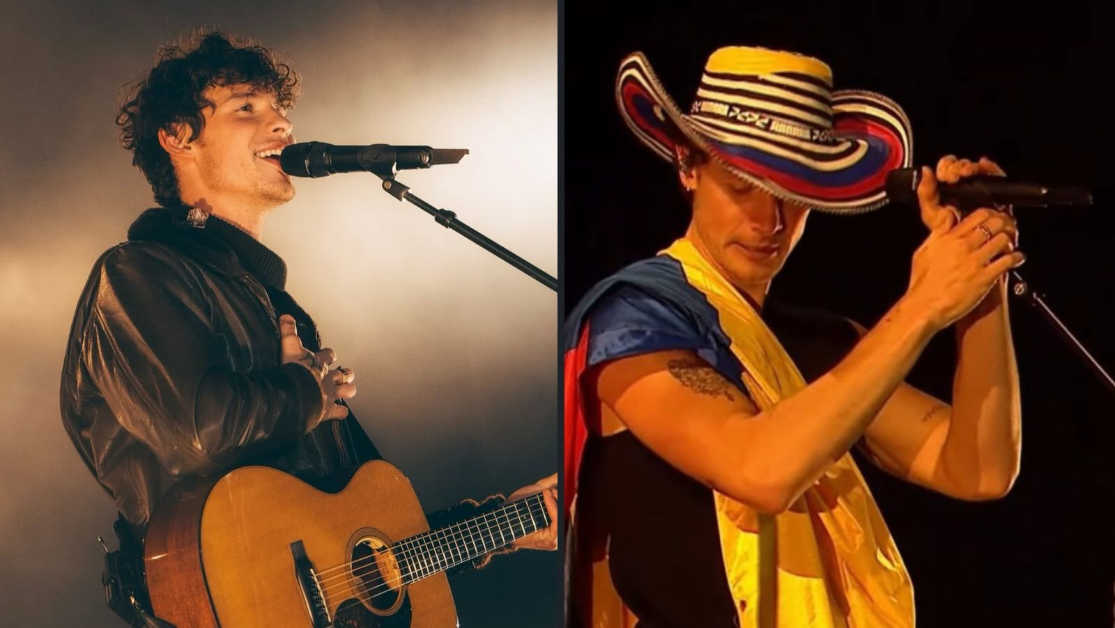 Shawn Mendes en el Estéreo Picnic: habló en español y usó sombrero vueltiao