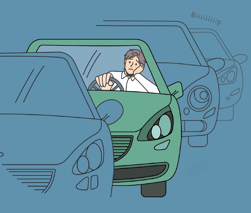 Acelere, frene, espere… ¿Cuánto tiempo pierde un conductor en un trancón?