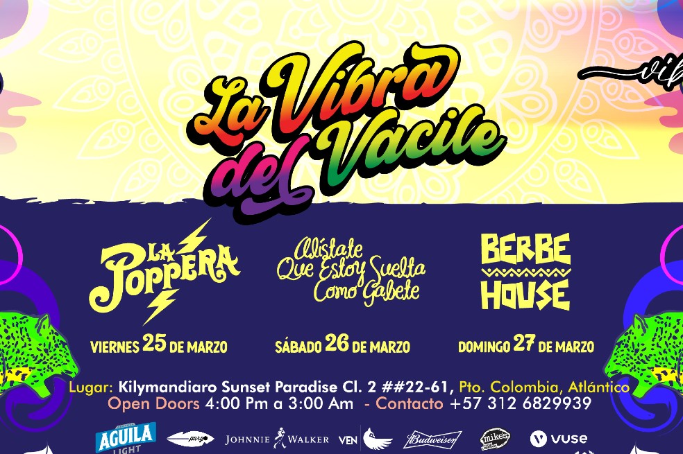La vibra del vacile, el festival diverso que llega a Barranquilla el 25 de marzo