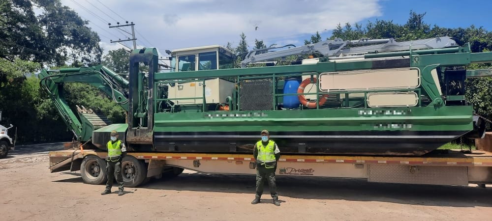 En vías de Cundinamarca incautan draga avaluada en más de $780 millones