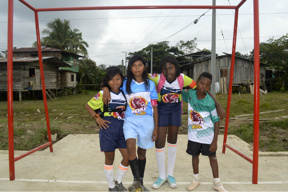 La cancha que unió a un pueblo olvidado
