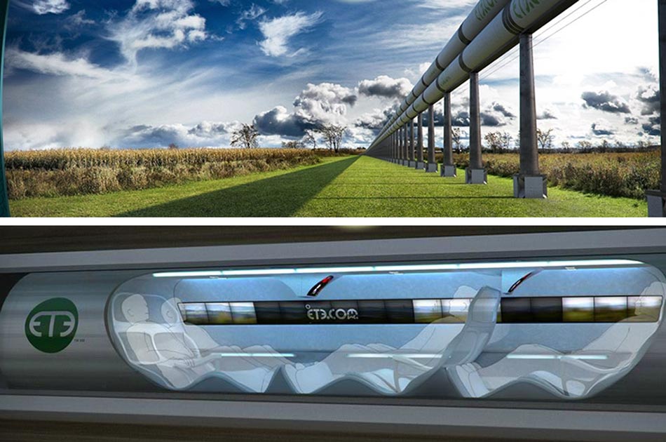 Diseño conceptual del transporte en cápsulas Hyperloop