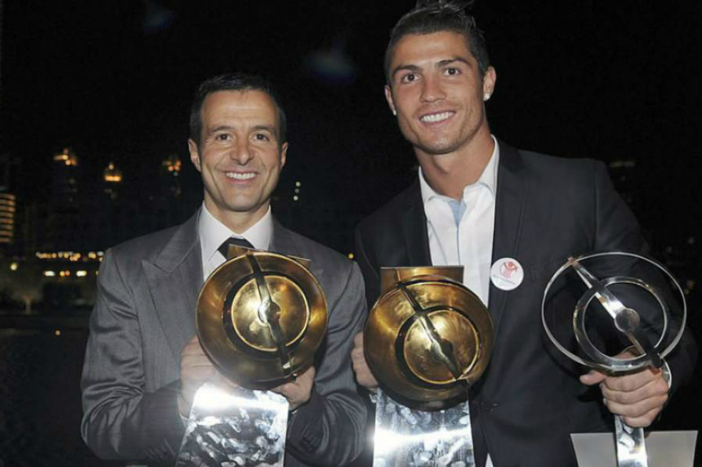 Jorge Mendes, imputado en el presunto fraude fiscal de Cristiano Ronaldo