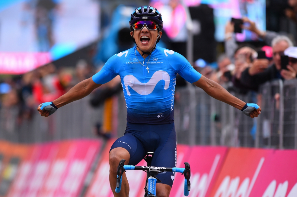 Richard Carapaz, el primer ecuatoriano en ser líder del Giro de Italia