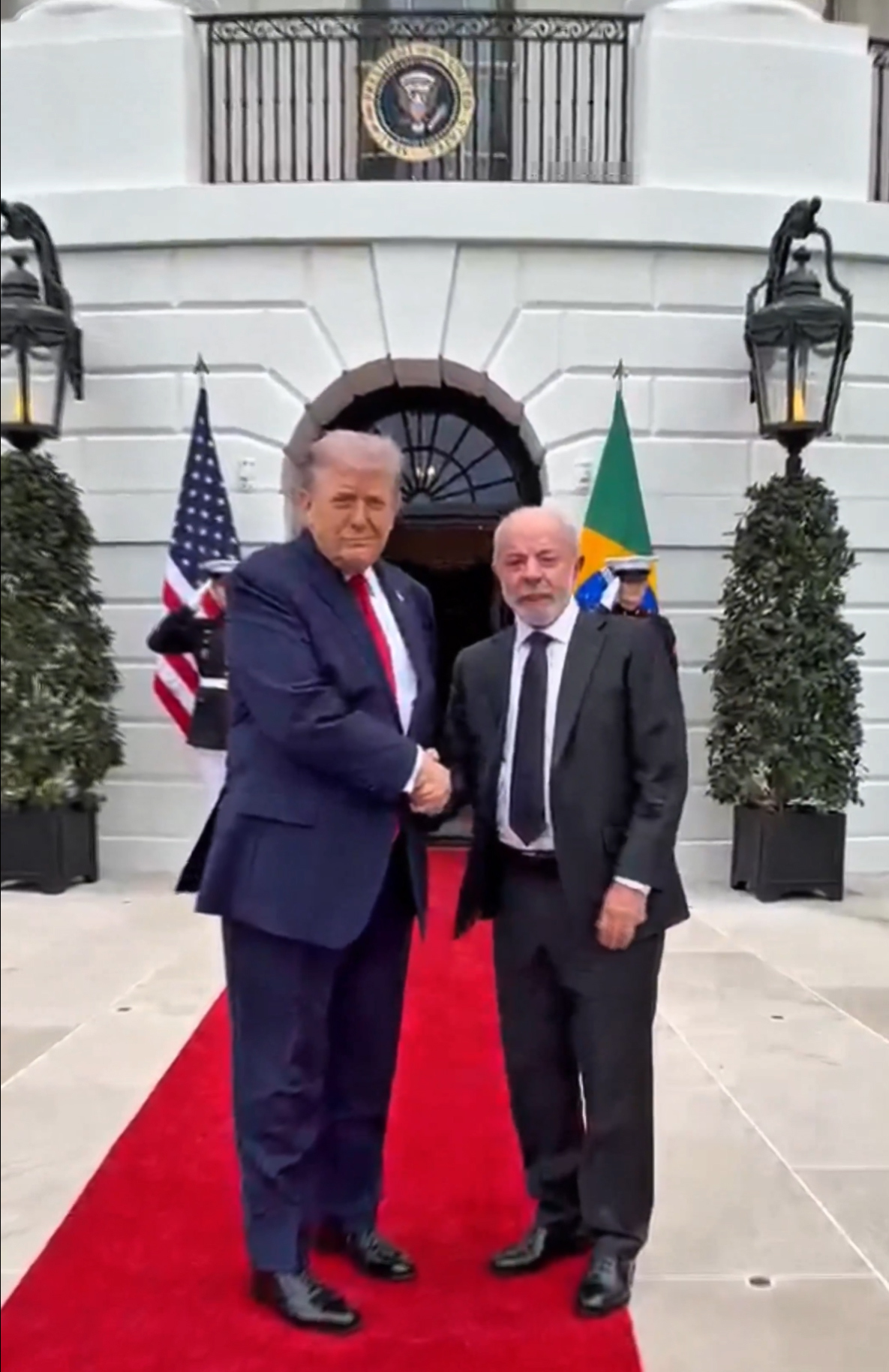 Discreta, pero “tranquila”: así fue la visita de Lula da Silva a Donald Trump en Washington