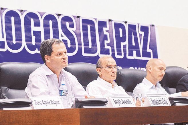 Negociadores de paz en La Habana