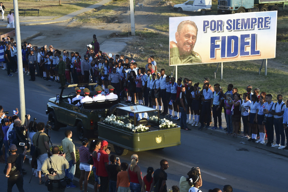 El último adiós a Fidel Castro