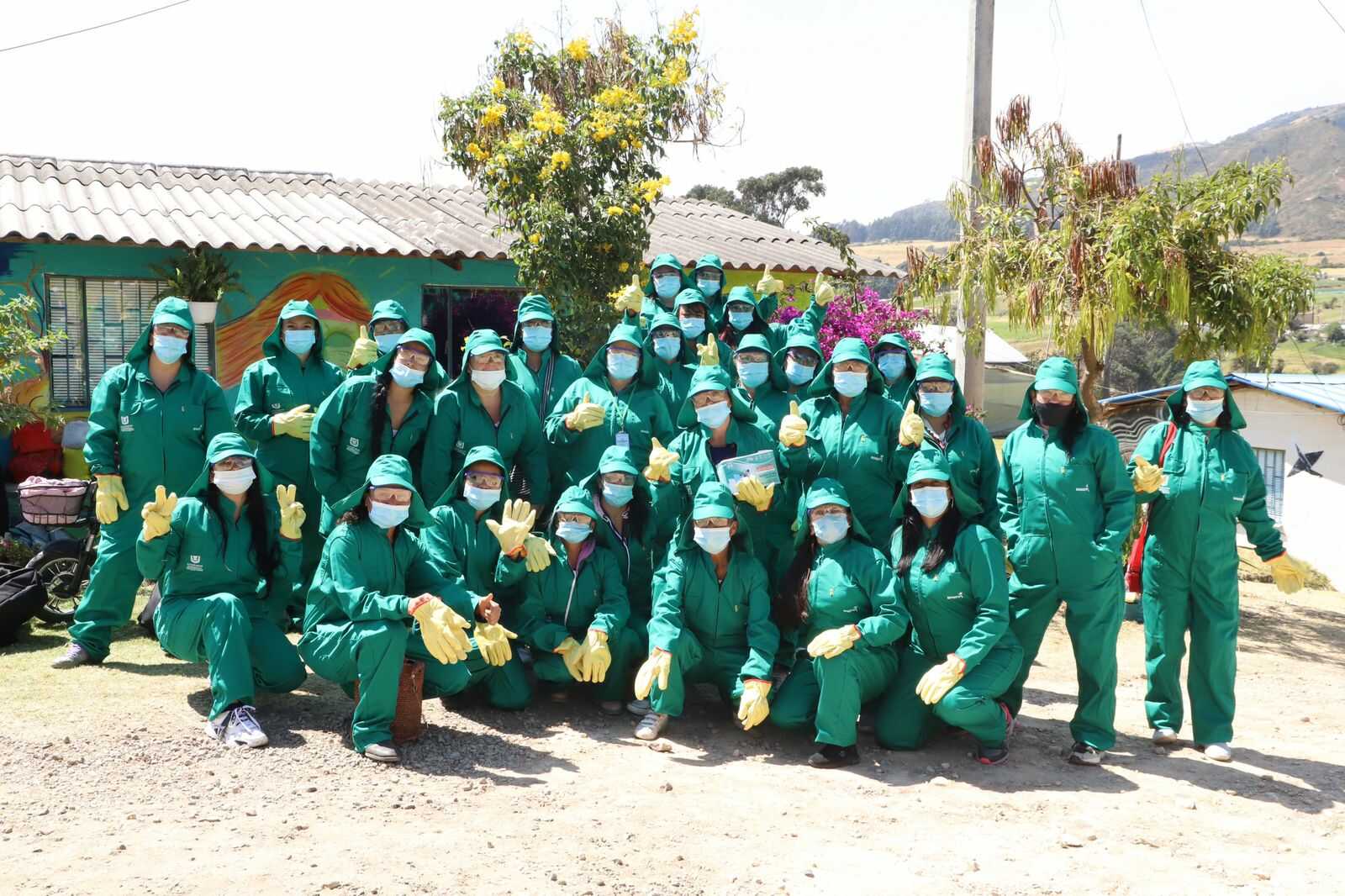 Beneficiarias del programa Mujeres Reverdecen.