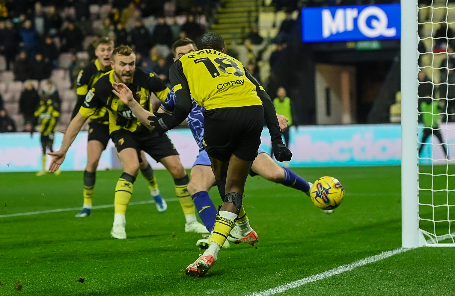 En video: el golazo de Yaser Asprilla que le dio la victoria a Watford en Inglaterra