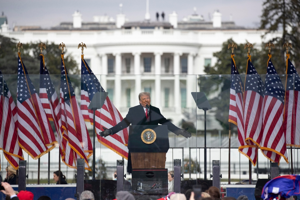 Así fue como Donald Trump desató la tormenta en el Capitolio en Washington