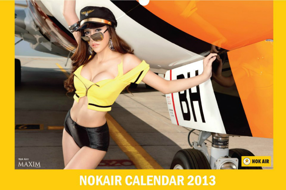 Calendario de azafatas en bikini