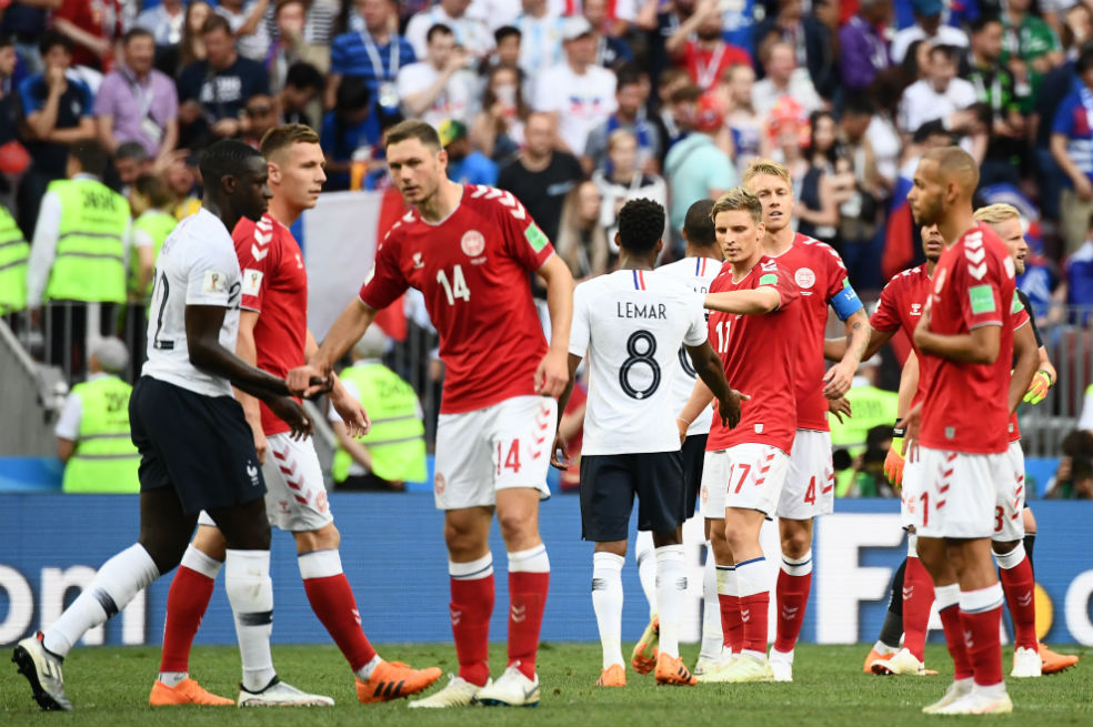 Francia y Dinamarca empataron y avanzaron a octavos en Rusia 2018