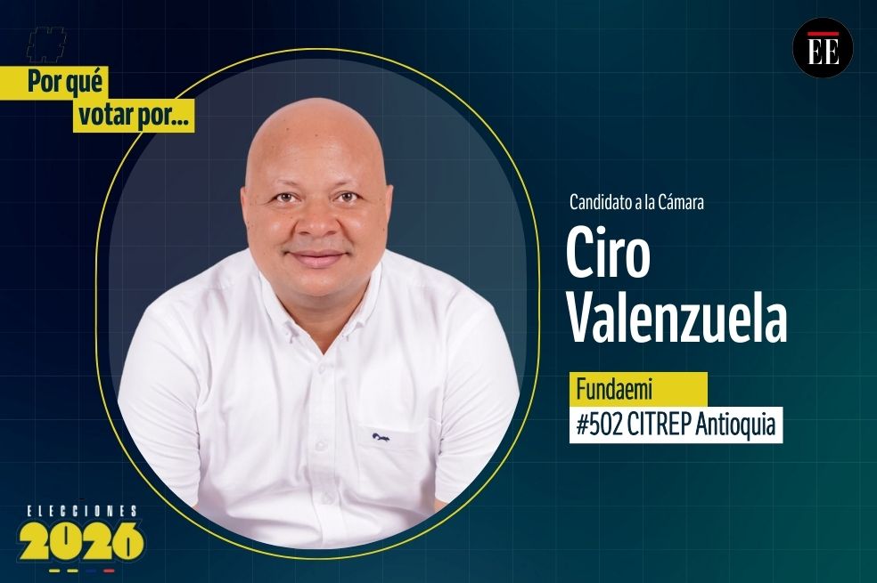 “Por qué votar por”: Ciro Valenzuela, candidato a la Cámara
