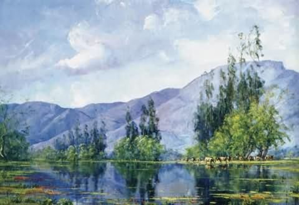 Sabana de Bogotá, obra del maestro Ricardo Gómez Campuzano