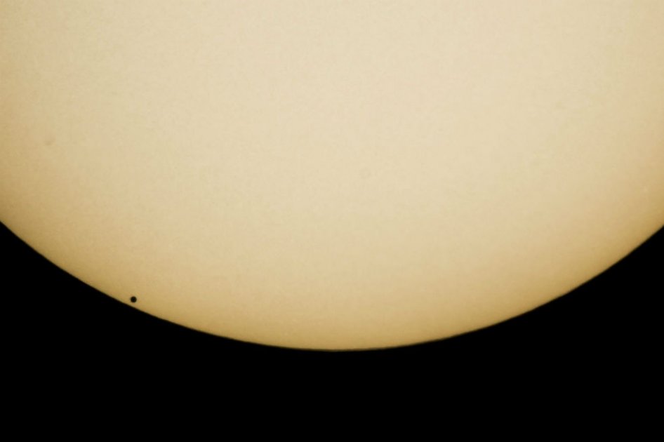 Mercurio ya se paseó frente al sol