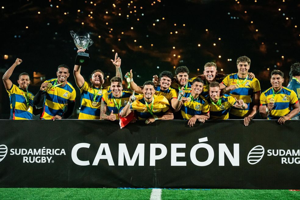 Colombia, protagonista en el rugby sudamericano: oro en varones y plata en damas