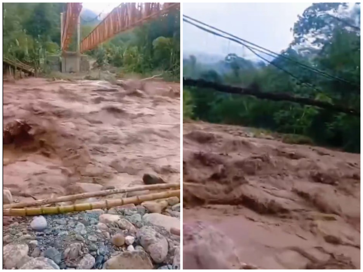 Creciente del río Cumaral dejó dos muertos y dos desaparecidos en El Dorado, Meta