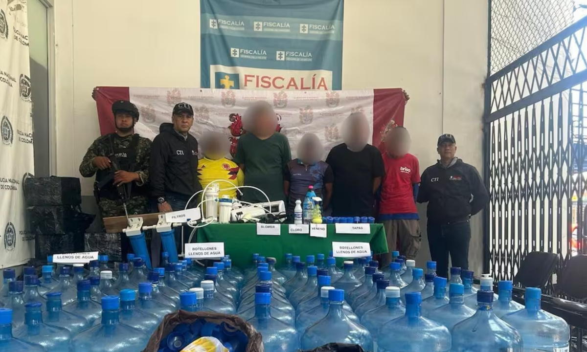 Así operaba la banda que embotellaba agua ilegalmente en Barranquilla