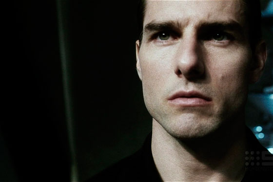Película Minority report con Tom Cruise en SPACE