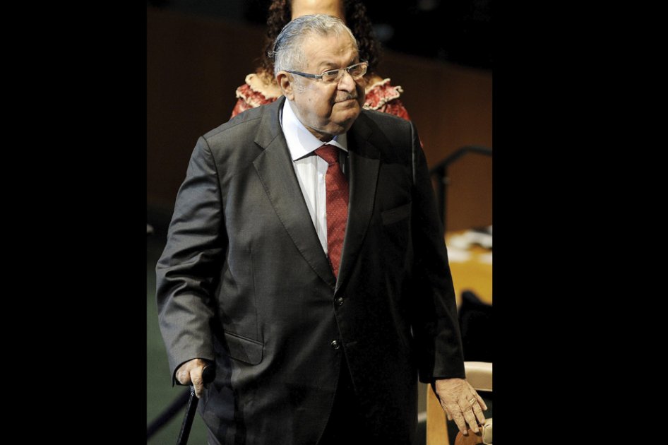 Presidente iraquí, hospitalizado por coágulo cerebral