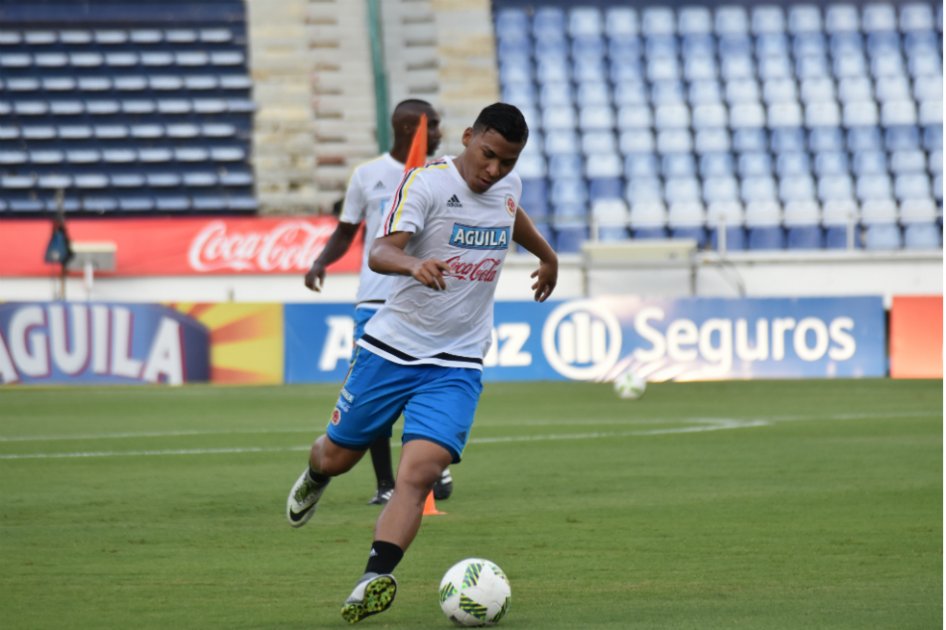 Colombia ya se entrena en Barranquilla pensando en Uruguay