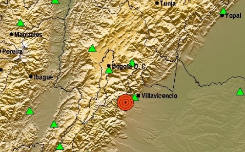 Temblor sacudió Bogotá y otras zonas en la madrugada del domingo 14 de mayo