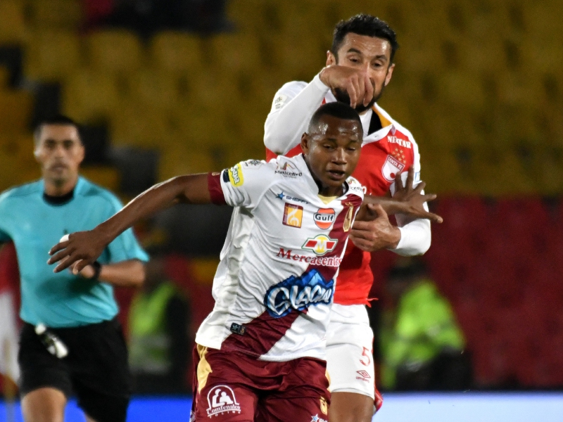 Jaminton Campaz tiene 20 años y ha marcado 12 goles con Deportes Tolima. /Getty Images