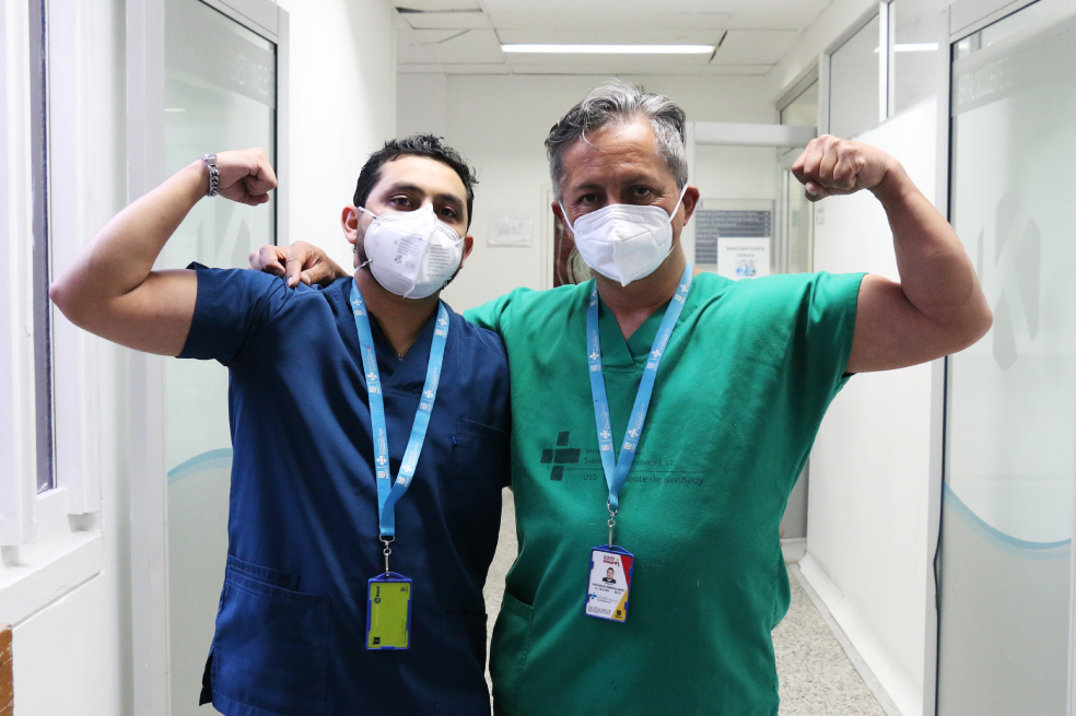Ellos son los Rodríguez, dos héroes en la primera línea de atención de la pandemia en Kennedy