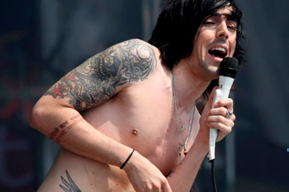 Ian Watkins, exvocalista de la banda galesa de rock Lostprophets.