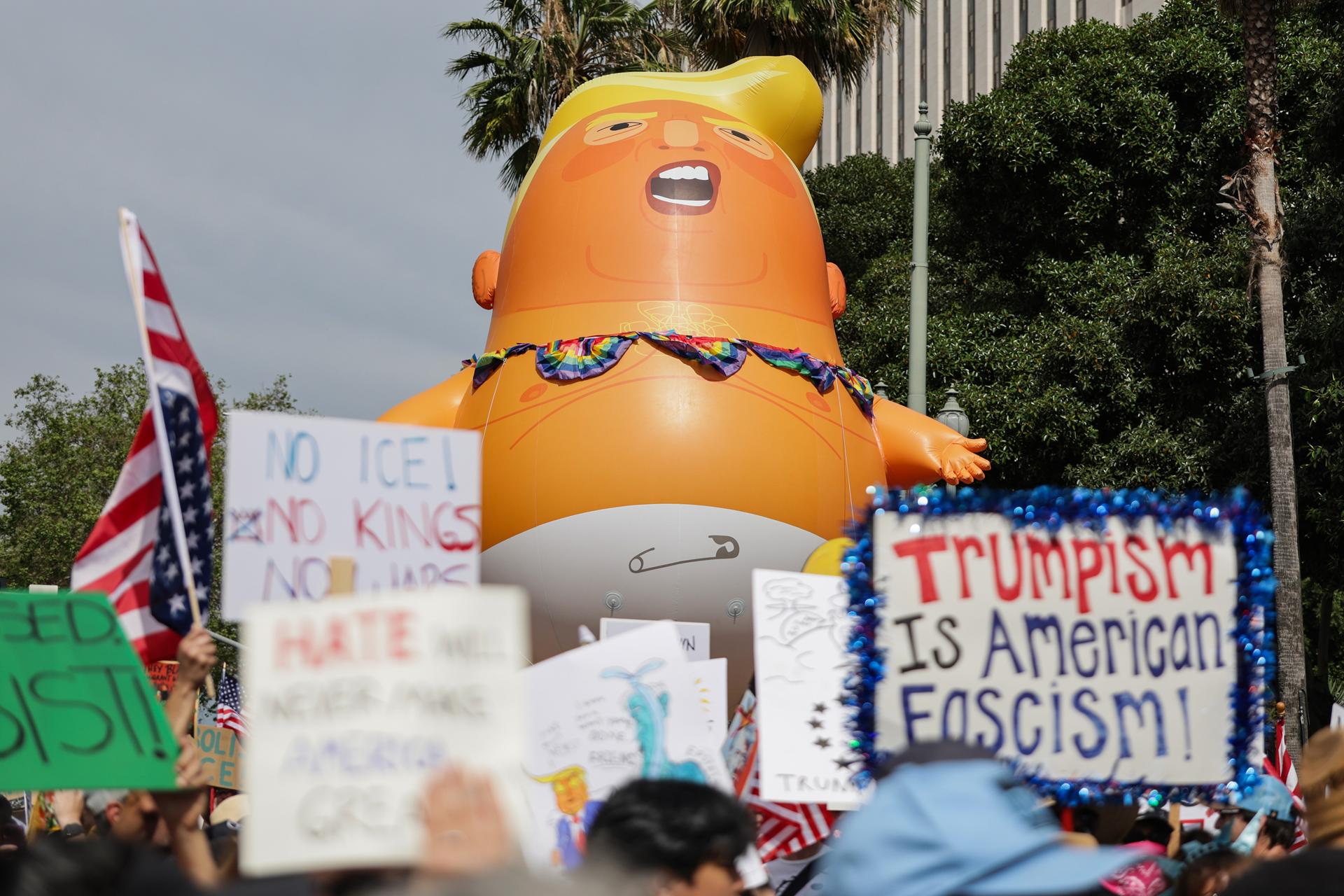 “No Kings”: así fueron las protestas contra Donald Trump en EE. UU.