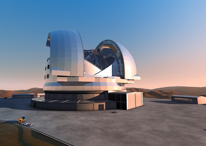 Inauguran la construcción del mayor instrumento para observar el cosmos