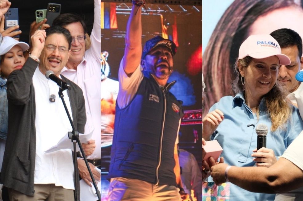 Iván Cepeda, Abelardo de la Espriella, Paloma Valencia y todos los candidatos presidenciales preparan detalles para su cierre de campaña.
