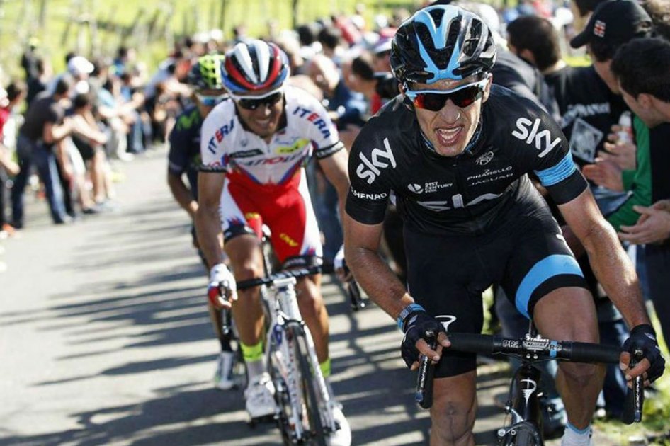 Sergio Luis Henao finalizó tercero en la segunda etapa de la Vuelta al País Vasco. Foto: Team Sky