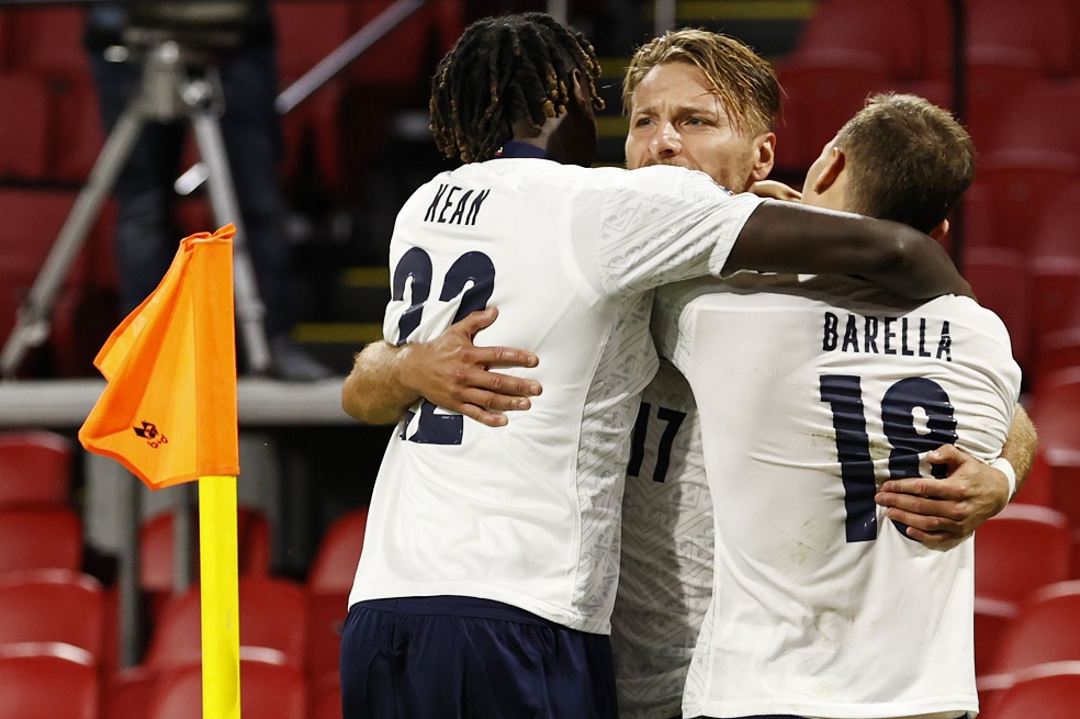 Italia venció a los Países Bajos por 1-0 en la Liga de Naciones
