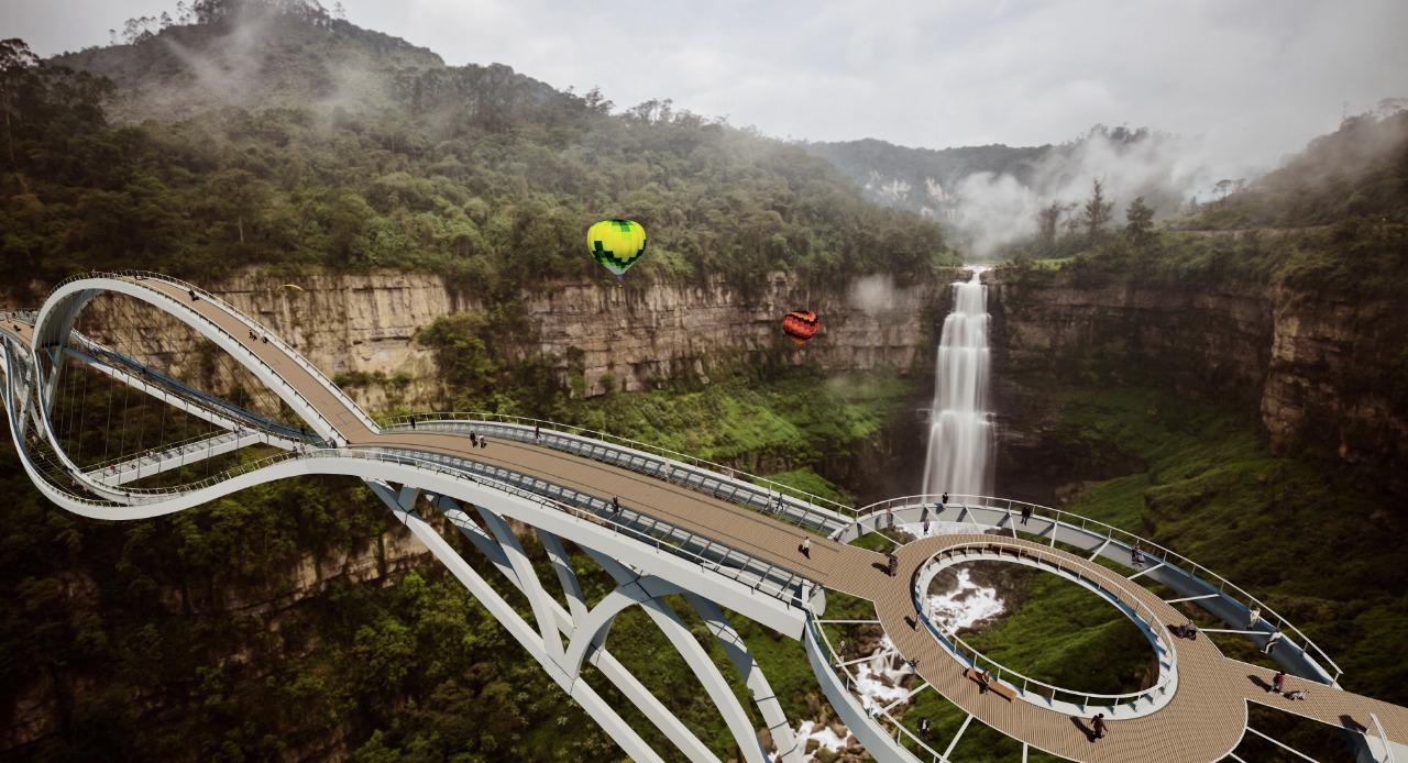 Ministerio de Cultura no aprobó el puente de vidrio en Salto del Tequendema