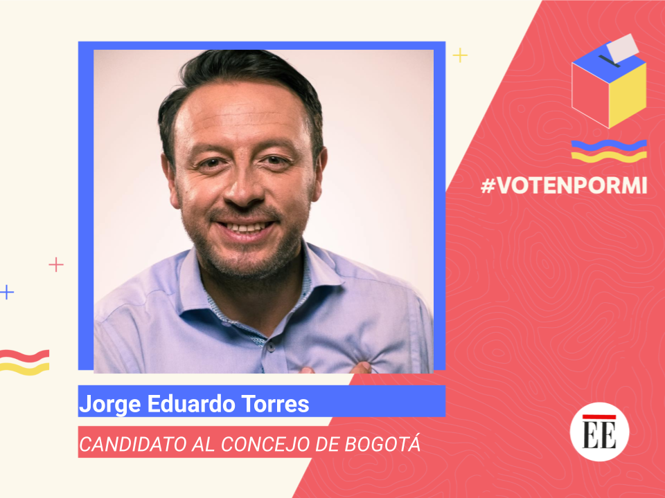 Jorge Eduardo Torres quiere recuperar la confianza en Bogotá