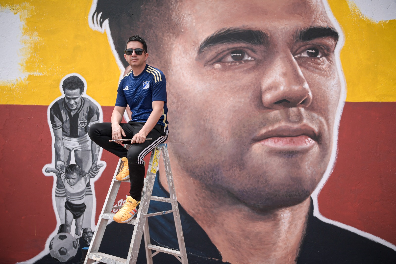 En imágenes: el impresionante mural de Radamel Falcao en El Campín