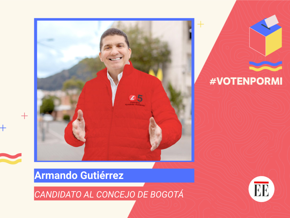 Armando Gutiérrez quiere que Bogotá sea referente de inclusión y cultura #Votenpormí