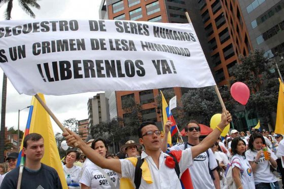 Cerca de 40.000 secuestros se han presentado en Colombia en los últimos 40 años